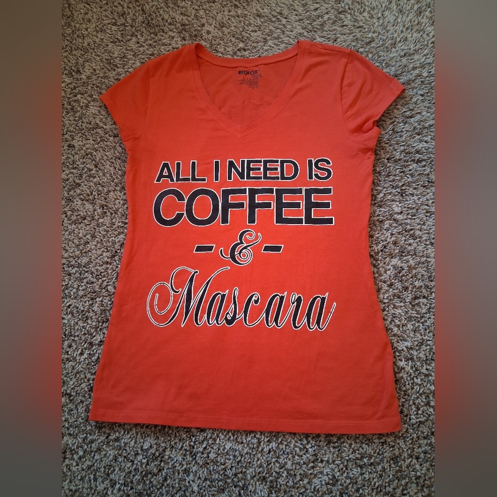 Cotton Tee CORAL COLOR